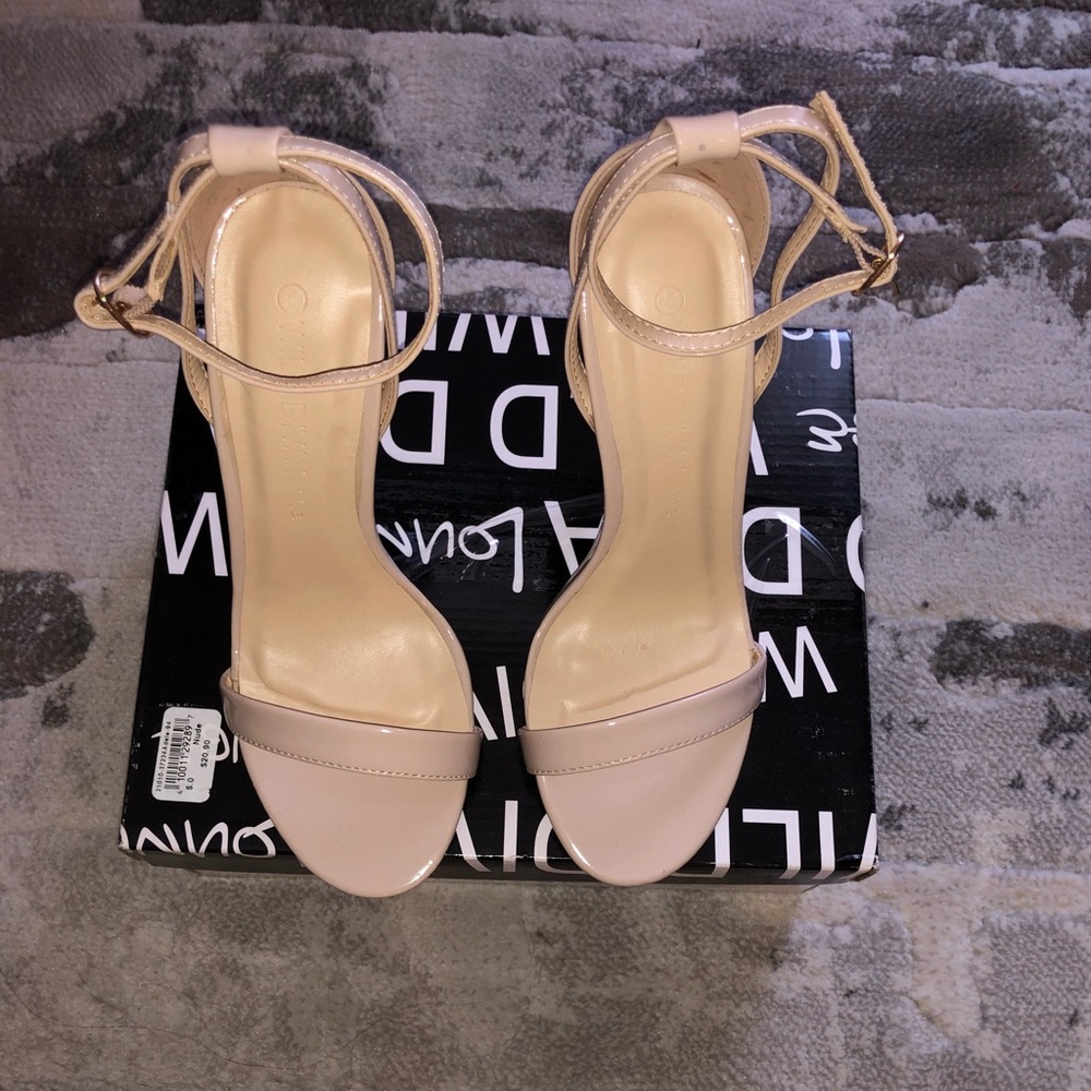Nude high heels